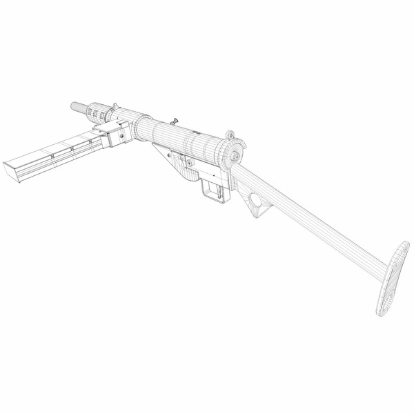 sten ii 3d fbx - Sten Mk II by Warag